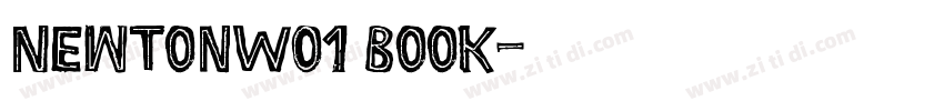 NewtonW01 Book字体转换